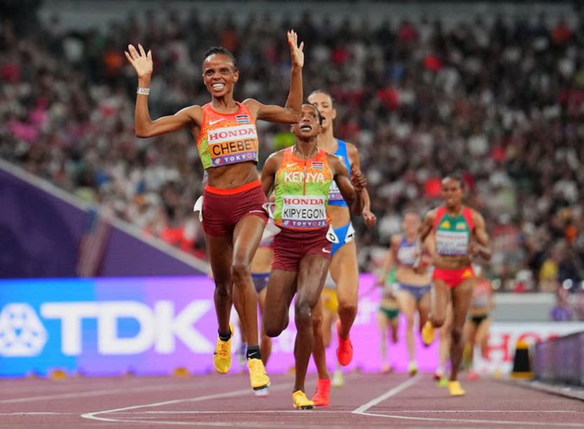 Beatrice Chebet của Keny giành HCV cự 5.000m - Ảnh 1.