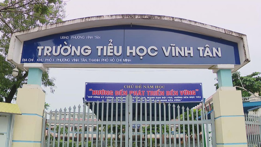 Trường Tiểu học Vĩnh Tân kịp thời bổ sung cơ sở vật chất mới cho năm học 2025-2026 - Ảnh 1.