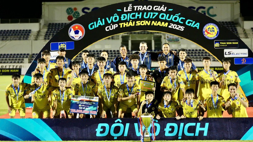 Hà Nội bảo vệ thành công danh hiệu vô địch U.17 quốc gia  - Ảnh 1.