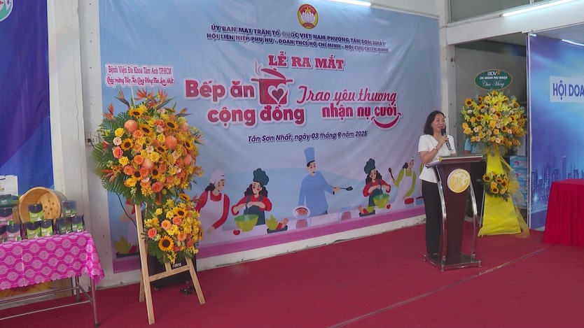 Ra mắt Bếp ăn cộng đồng phường Tân Sơn Nhất: Lan tỏa tinh thần nhân ái đến người dân khó khăn - Ảnh 3.