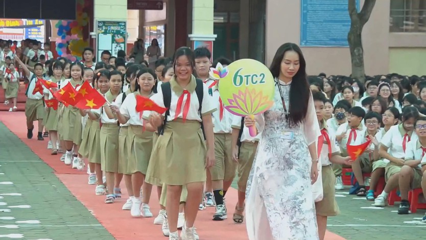 Trường THCS Nguyễn Hữu Thọ chào mừng năm học 2025 - 2026- Ảnh 2.