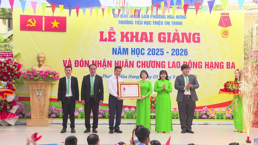 Trường Tiểu học Triệu Thị Trinh khai giảng năm học mới 2025 - 2026 - Ảnh 3.