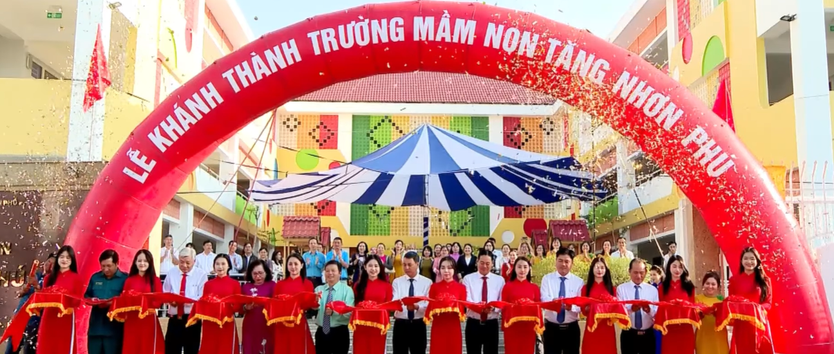 Phường Tăng Nhơn Phú khánh thành Trường Mầm non công lập thứ 10 - Ảnh 3.