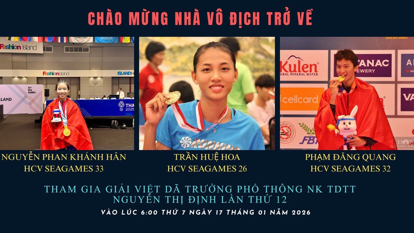 Sôi nổi Giải chạy việt dã truyền thống trường THPT năng khiếu TDTT Nguyễn Thị Định- Ảnh 2.