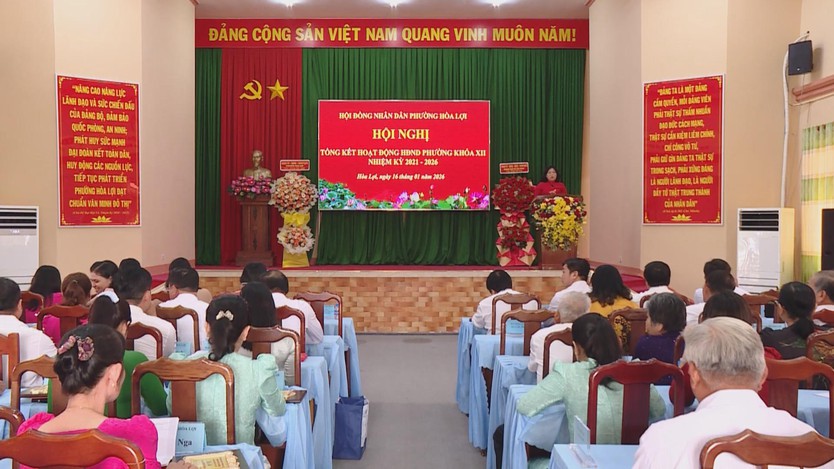 HĐND phường Hòa Lợi tổng kết hoạt động nhiệm kỳ 2021 - 2026 - Ảnh 2.