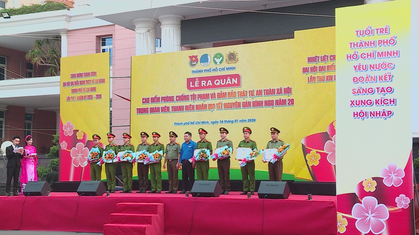 Tuổi trẻ TP. Hồ Chí Minh ra quân cao điểm trấn áp tội phạm, bảo đảm an ninh trật tự dịp Tết Bính Ngọ 2026- Ảnh 2.
