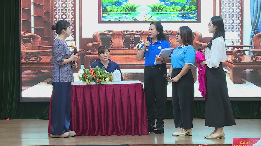 Sôi nổi Hội thi "Ngày hội dân chủ" tìm hiểu Luật Bầu cử tại phường Tân Định - Ảnh 5.