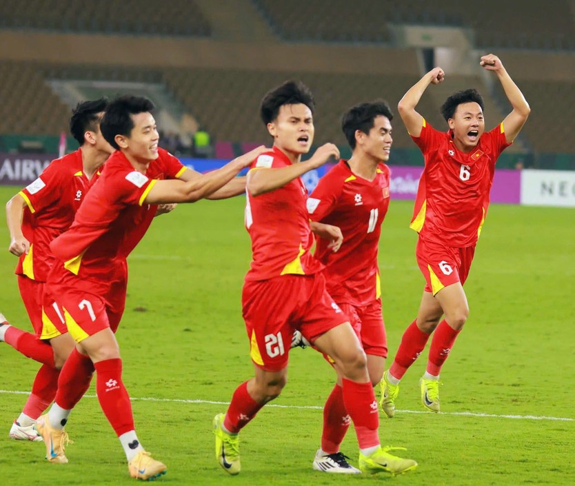 U23 Việt Nam viết tiếp giấc mơ Thường Châu bằng bản lĩnh chiến binh- Ảnh 1.
