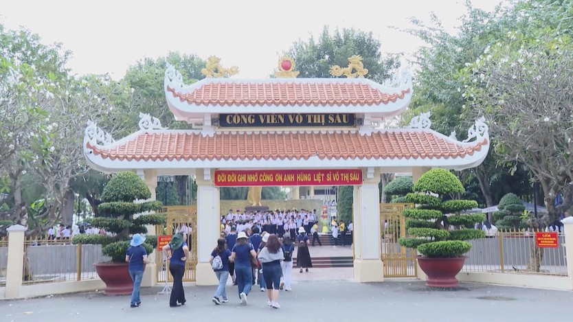 Chi bộ HTV-TMS tổ chức hành trình về nguồn tại Khu di tích Minh Đạm - Ảnh 2.