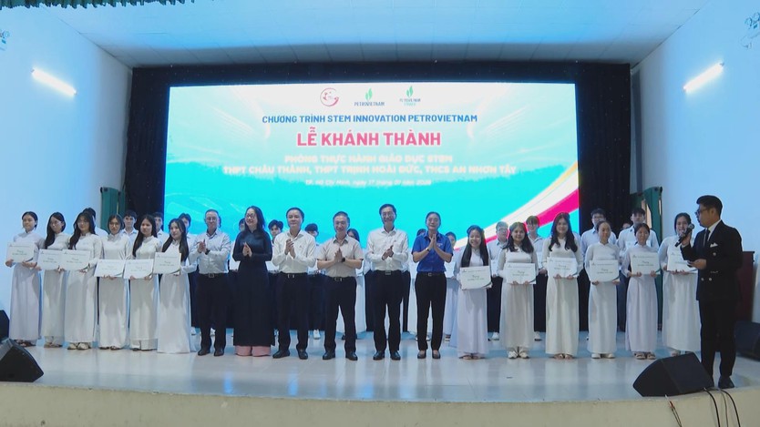 Thêm một trường học có phòng STEM đạt chuẩn quốc tế - Ảnh 3.