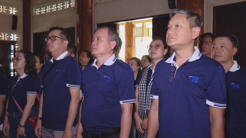 Chi bộ HTV-TMS tổ chức hành trình về nguồn tại Khu di tích Minh Đạm - Ảnh 4.