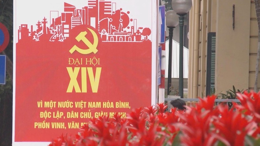 Hà Nội trang hoàng chào mừng Đại hội đại biểu toàn quốc lần thứ XIV của Đảng - Ảnh 6.