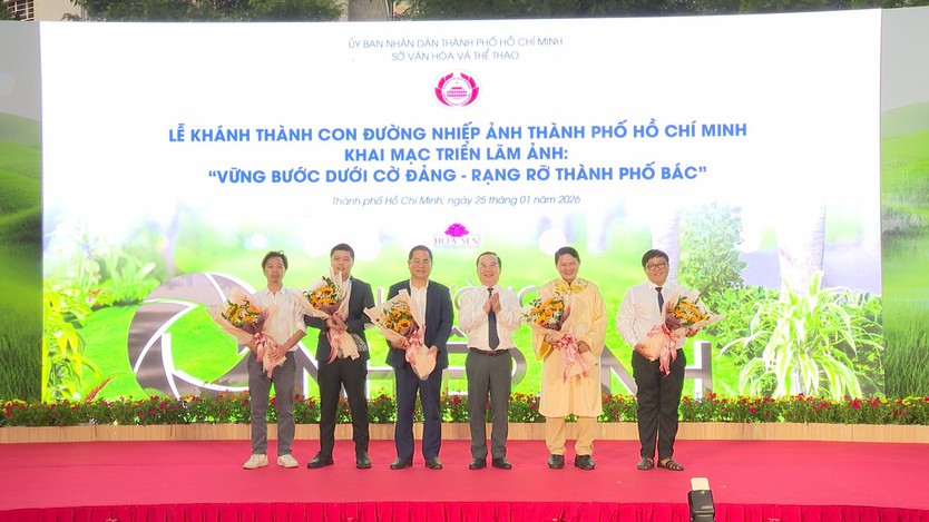 Thời sự HTV ngày 25/1/2026 | Khánh thành con đường nhiếp ảnh TP. Hồ Chí Minh - Ảnh 1.