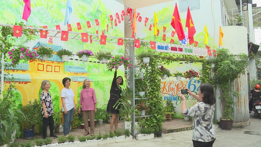Rực rỡ sắc hoa từ những công trình xanh tại phường Gia Định- Ảnh 8.