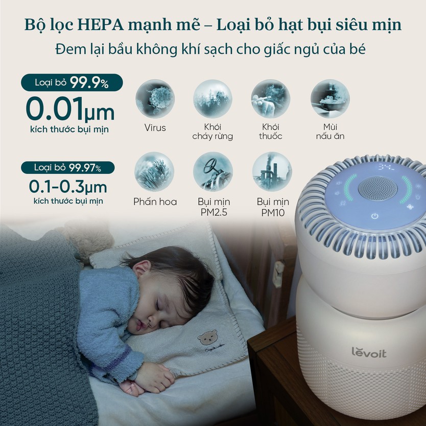 Levoit ra mắt máy lọc không khí dành cho trẻ sơ sinh đầu tiên tại Việt Nam- Ảnh 1.