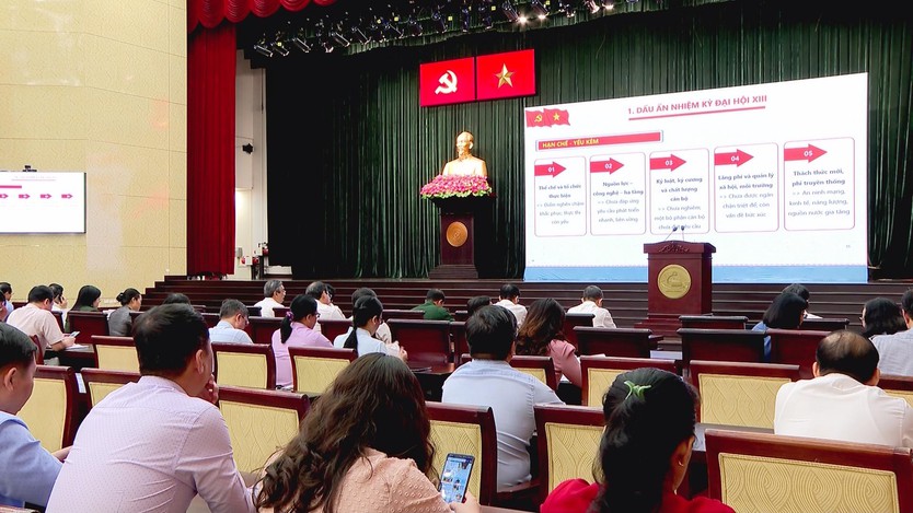 Hội nghị báo cáo viên Trung ương toàn quốc thông báo nhanh kết quả Đại hội XIV của Đảng - Ảnh 6.