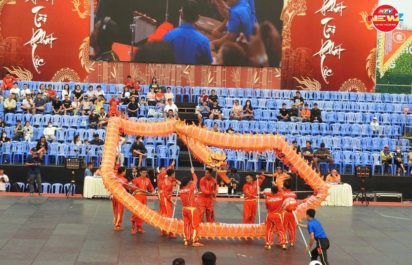 Tưng bừng khai mạc Giải Lân Sư Rồng quốc tế Cúp Chợ Lớn - HTV 2026- Ảnh 3.