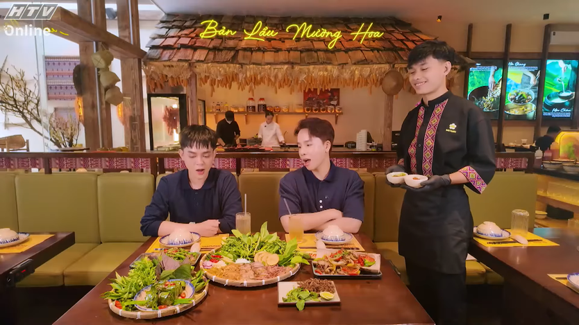 Tuấn Kiệt, Kan Hy khám phá Bản lẩu Mường Hoa - Quán ăn hạnh phúc- Ảnh 4.