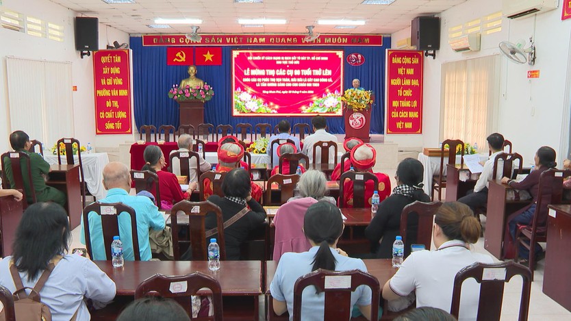 Lễ mừng thọ ấm áp dành cho các cựu chiến sĩ cách mạng bị địch bắt tù đày - Ảnh 4.