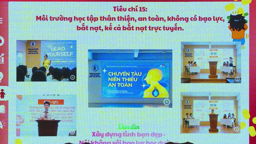TP. Hồ Chí Minh: Dự kiện tinh gọn 50% bộ tiêu chí “Trường học hạnh phúc” - Ảnh 4.