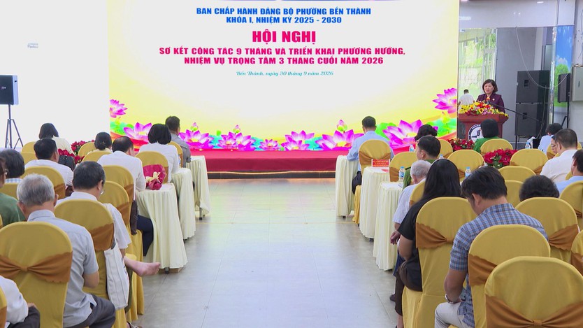 Đảng bộ phường Bến Thành sơ kết 9 tháng, triển khai nhiệm vụ cuối năm  - Ảnh 1.