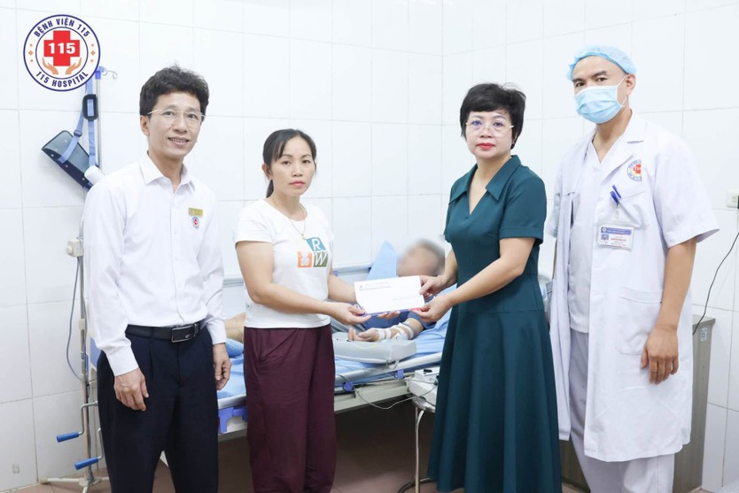 Bệnh viện Đa khoa 115 Nghệ An miễn toàn bộ viện phí cho nạn nhân vụ án mạng ở Đồng Nai - Ảnh 1.