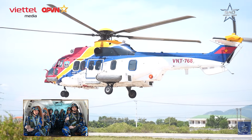 Châu Bùi, Văn Mai Hương xúc động khi lần đầu ngồi trực thăng quân đội | Sao Nhập Ngũ 2026 - Ảnh 4.