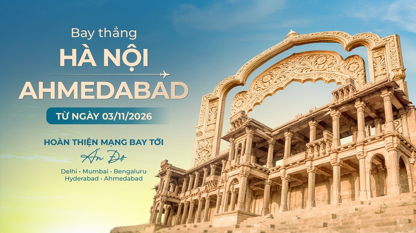 Vietnam Airlines mở đường bay thẳng Hà Nội - Ahmedabad từ ngày 3/11 - Ảnh 1.