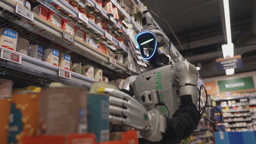Đan Mạch thử nghiệm robot phục vụ trong siêu thị - Ảnh 1.