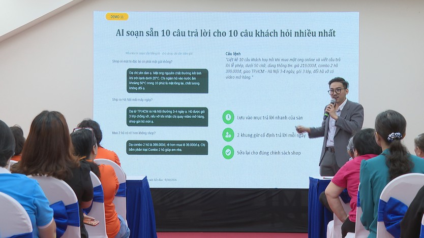 Livestream bán hàng giúp phụ nữ TP. Hồ Chí Minh tiếp cận thêm khách hàng - Ảnh 2.