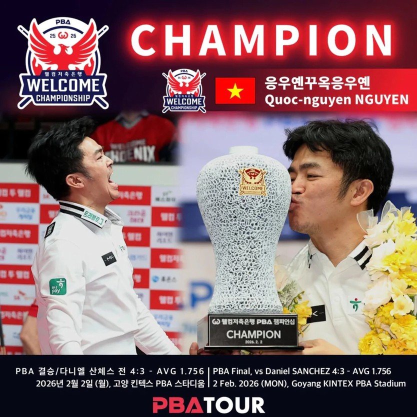 Cơ thủ Nguyễn Quốc Nguyện lần thứ hai vô địch PBA Tour - Ảnh 4.