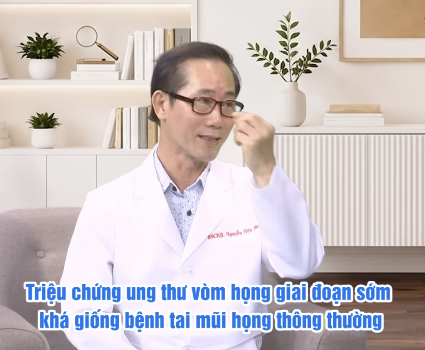 Nhận biết sớm dấu hiệu ung thư vòm họng | HTV Chiến thắng ung thư - Ảnh 2.