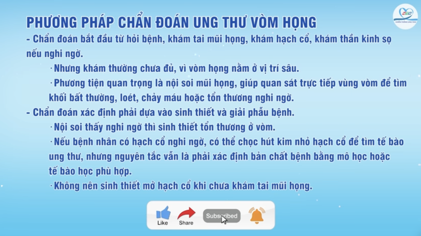 Nhận biết sớm dấu hiệu ung thư vòm họng | HTV Chiến thắng ung thư - Ảnh 6.