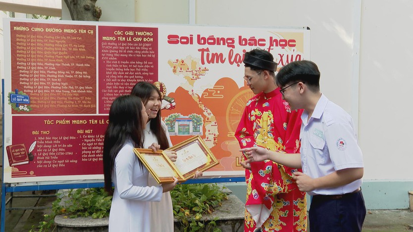 Kết nối di sản bằng góc nhìn hiện đại tại THPT Lê Quý Đôn TP. Hồ Chí Minh - Ảnh 3.