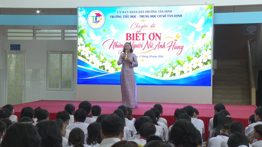 Học sinh tìm hiểu lịch sử qua câu chuyện những nữ anh hùng- Ảnh 3.
