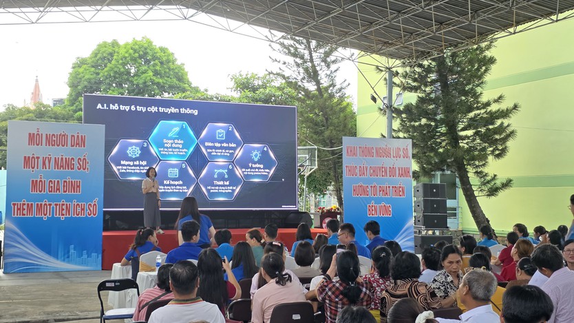 Phường Tăng Nhơn Phú nâng cao kỹ năng ứng dụng A.I. cho Tổ Công nghệ số cộng đồng - Ảnh 8.