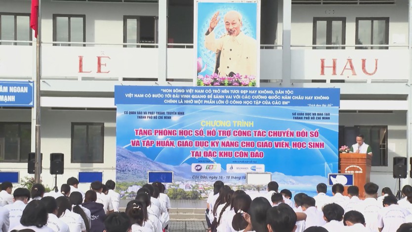 Chuyển đổi số giáo dục Côn Đảo từ lớp học đến kỹ năng số - Ảnh 3.