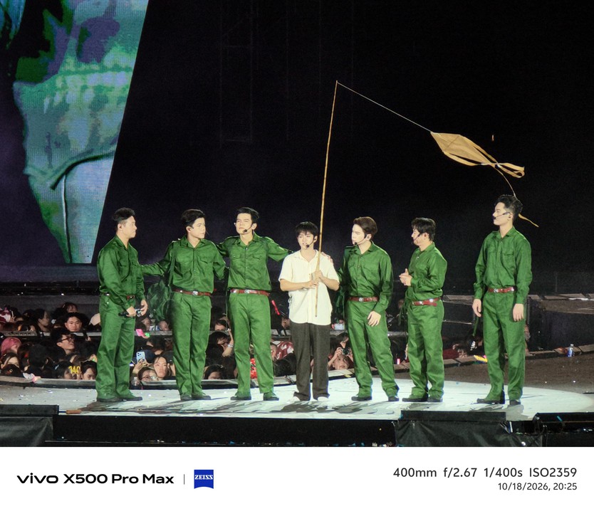 vivo X500 Series trình diễn khả năng quay fancam tại concert Anh Trai Vượt Ngàn Chông Gai 2026 - Ảnh 5.