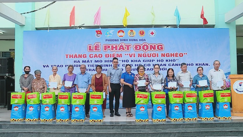 Phường Bình Hưng Hòa vận động hơn 1 tỷ đồng chăm lo người nghèo năm 2026 - Ảnh 3.