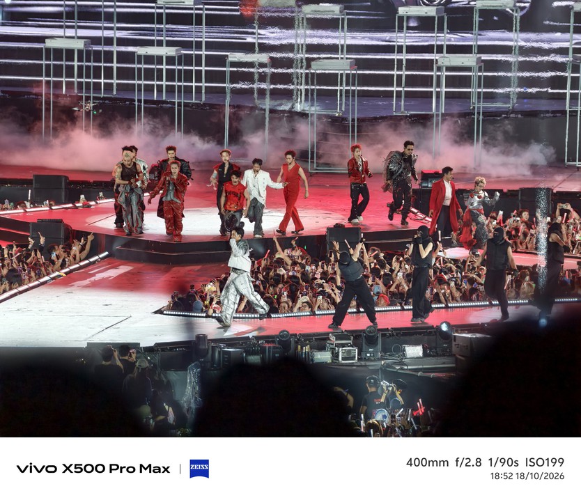 vivo X500 Series trình diễn khả năng quay fancam tại concert Anh Trai Vượt Ngàn Chông Gai 2026 - Ảnh 2.