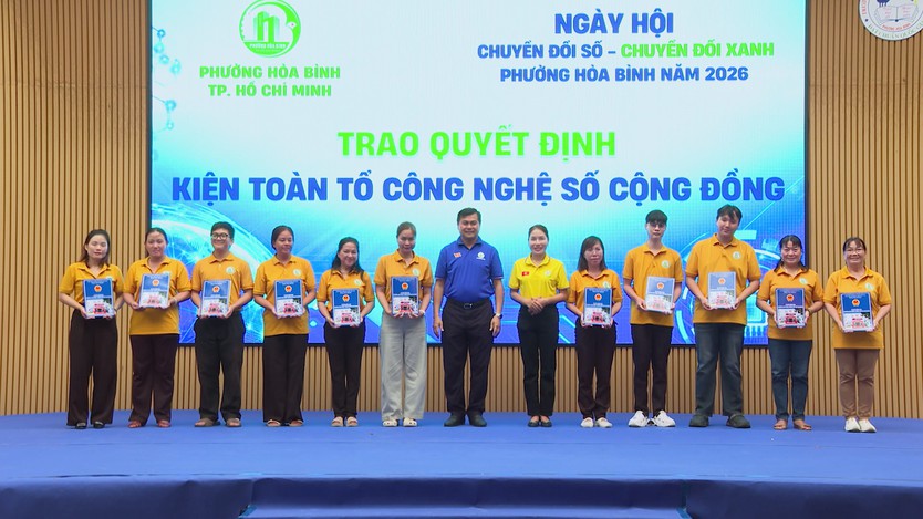 Phường Hòa Bình tổ chức Ngày hội Chuyển đổi số - chuyển đổi xanh năm 2026 - Ảnh 3.
