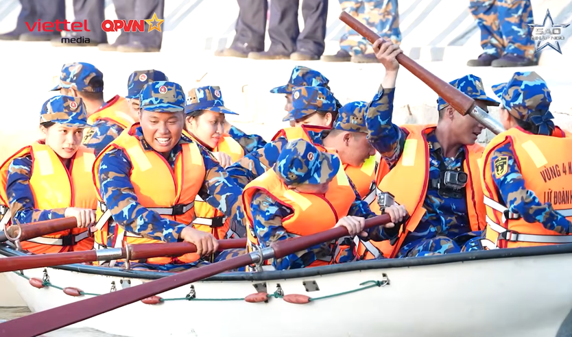 Đội Châu Bùi - Erik quậy tưng hội thao chèo thuyền nhưng vẫn xếp chót | Sao Nhập Ngũ 2026 - Ảnh 7.