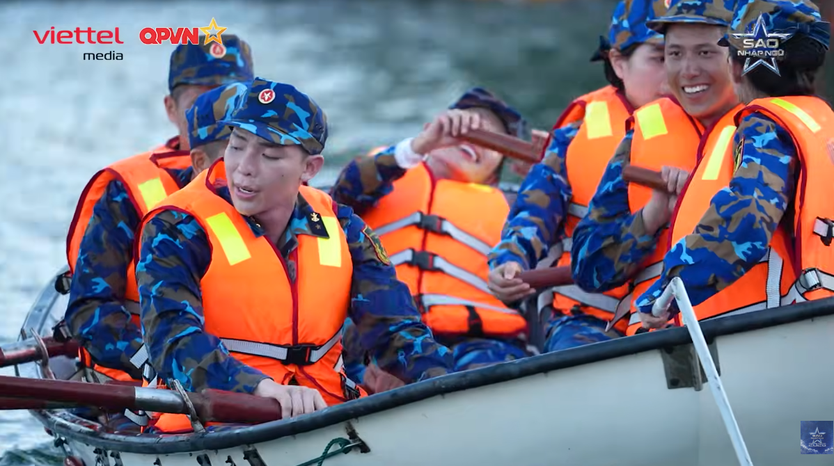 Đội Châu Bùi - Erik quậy tưng hội thao chèo thuyền nhưng vẫn xếp chót | Sao Nhập Ngũ 2026 - Ảnh 13.