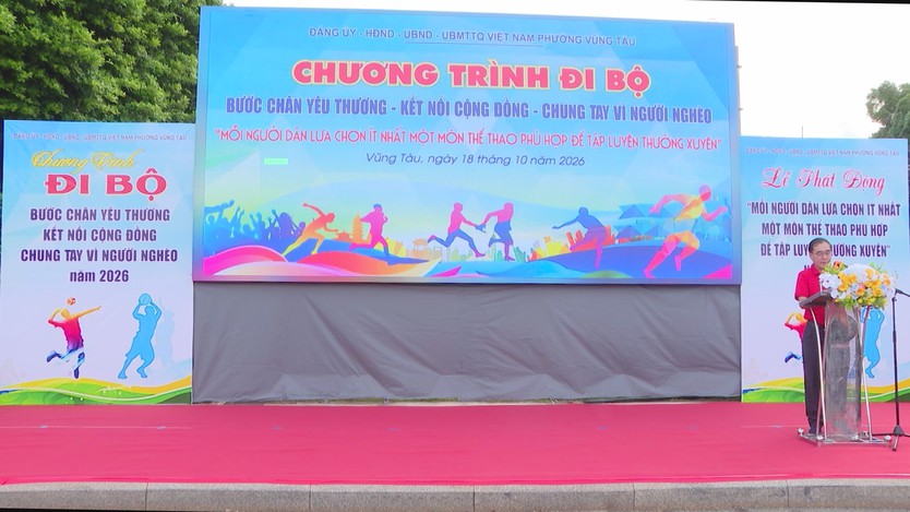 2.500 người tham gia chương trình đi bộ “Bước chân yêu thương” tại phường Vũng Tàu - Ảnh 2.