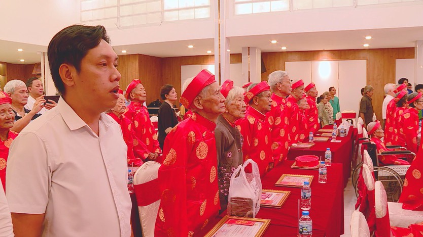 Mừng thọ cựu tù cách mạng TP. Hồ Chí Minh: Lan tỏa đạo lý uống nước nhớ nguồn - Ảnh 1.