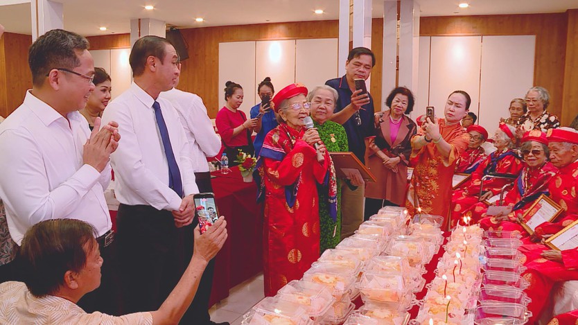 Mừng thọ cựu tù cách mạng TP. Hồ Chí Minh: Lan tỏa đạo lý uống nước nhớ nguồn - Ảnh 1.