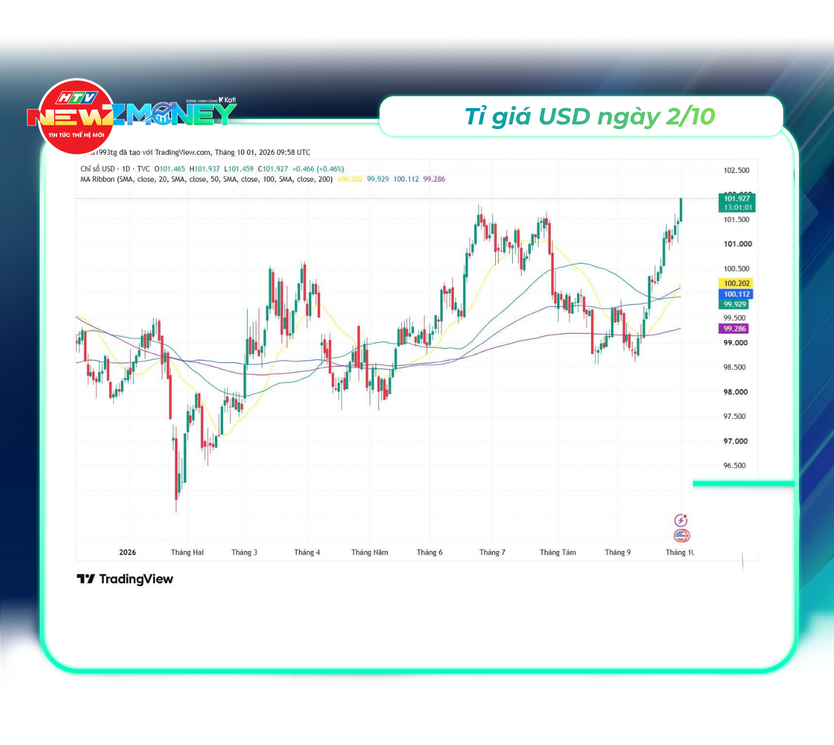Bắt sóng thị trường ngày 2/10: VN-Index giảm sâu, vàng và giá dầu biến động | NewZMoney - Ảnh 3.