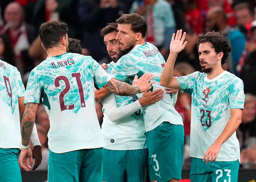 Bồ Đào Nha thắng đậm Đan Mạch dù vắng Ronaldo - Ảnh 1.