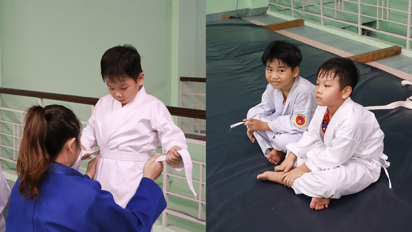 Gần 15 năm duy trì lớp Judo 0 đồng cho trẻ em khó khăn - Ảnh 1.