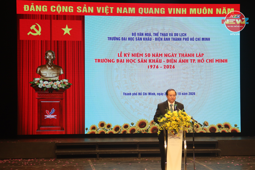 Trường Đại học Sân khấu - Điện ảnh TP. Hồ Chí Minh kỷ niệm 50 năm sự nghiệp đào tạo - Ảnh 3.